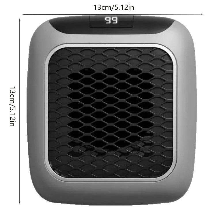 3-Second Heat Wall-Mounted Heater! Safe, Silent, Winter's "Little Sun"(GREEN) V1232-BGSJRQ003