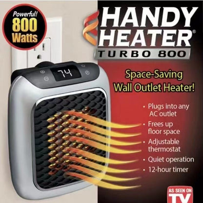 3-Second Heat Wall-Mounted Heater! Safe, Silent, Winter's "Little Sun"(GREEN) V1232-BGSJRQ003