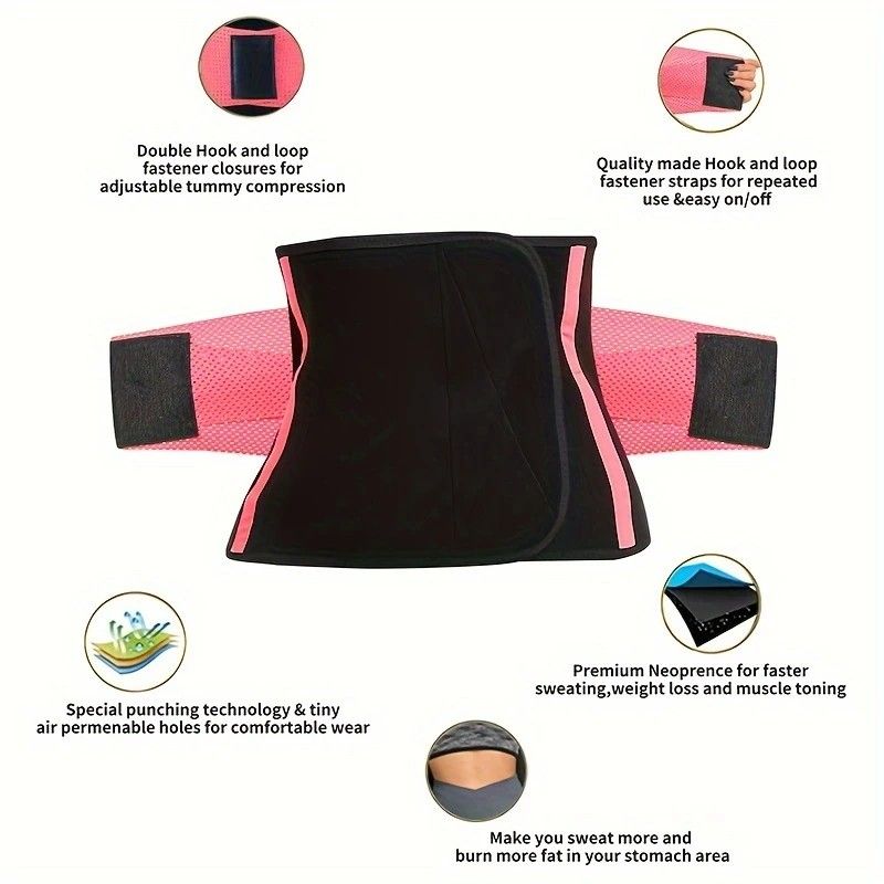 3.0mm Thickened Breathable Waist Trimmer | Sweat More for Intense Shaping, Waist Training & Back V1232-BHSYD003