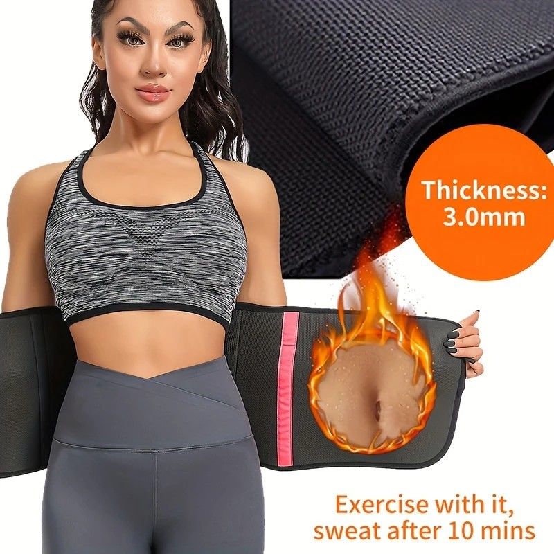 3.0mm Thickened Breathable Waist Trimmer | Sweat More for Intense Shaping, Waist Training & Back V1232-BHSYD005