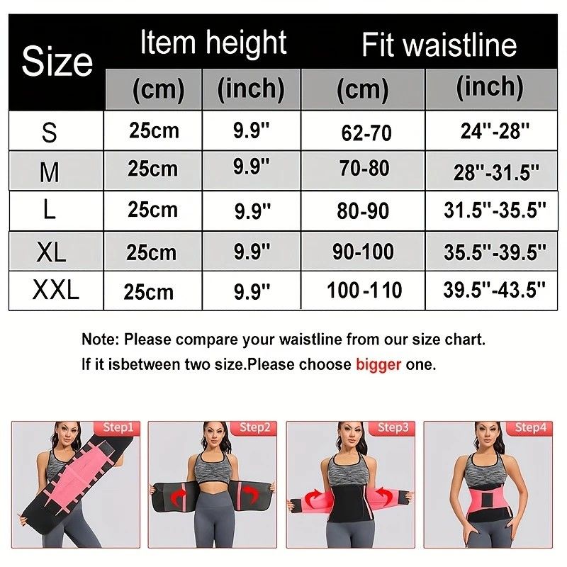 3.0mm Thickened Breathable Waist Trimmer | Sweat More for Intense Shaping, Waist Training & Back V1232-BHSYD005
