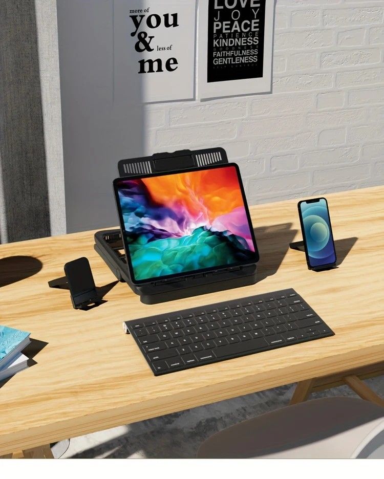 Multifunctional Laptop Stand: Portable and Foldable, 7-Level Height Adjustment, Efficient Heat Dissipation, V1232-BJBDNZJ001