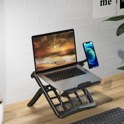 Multifunctional Laptop Stand: Portable and Foldable, 7-Level Height Adjustment, Efficient Heat Dissipation, V1232-BJBDNZJ001