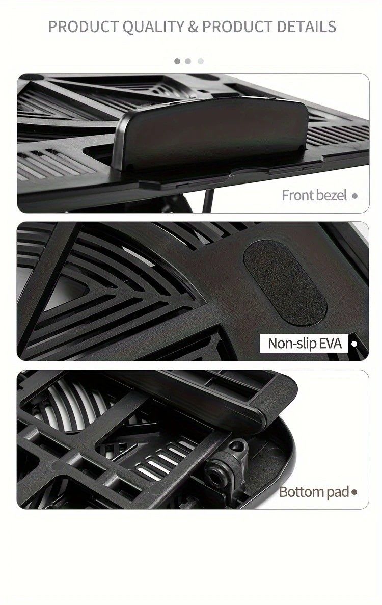 Multifunctional Laptop Stand: Portable and Foldable, 7-Level Height Adjustment, Efficient Heat Dissipation, V1232-BJBDNZJ001