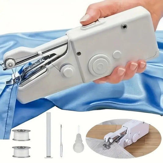 Handheld Sewing Machine, Mini Portable Sewing Machine, Quick Handheld Sewing Tool, Suitable for Fabric and V1232-BXFRJ001