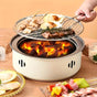 Portable mini tabletop barbecue grill, made of stainless steel, includes a grill mesh, designed for home use, V1232-BXSSKL001