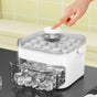 1PC Refrigerator Ice Cube Mold, Manual Press Two-Layer Design, Large Capacity Food-Grade PP Material, V1232-BXZBH001