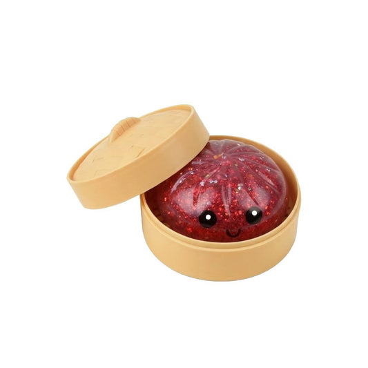 Simulated Smiley Steamed Bun Squishy Toy, Cute Stress Relief Plaything, Soft Slow-Rebound Texture, Adorable V1232-BZNNL002