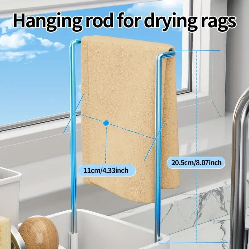 Portable Folding Sink: Space-Saving Storage, Multi-Use for Kitchen, Balcony, and Outdoors V1232-CFLSL001
