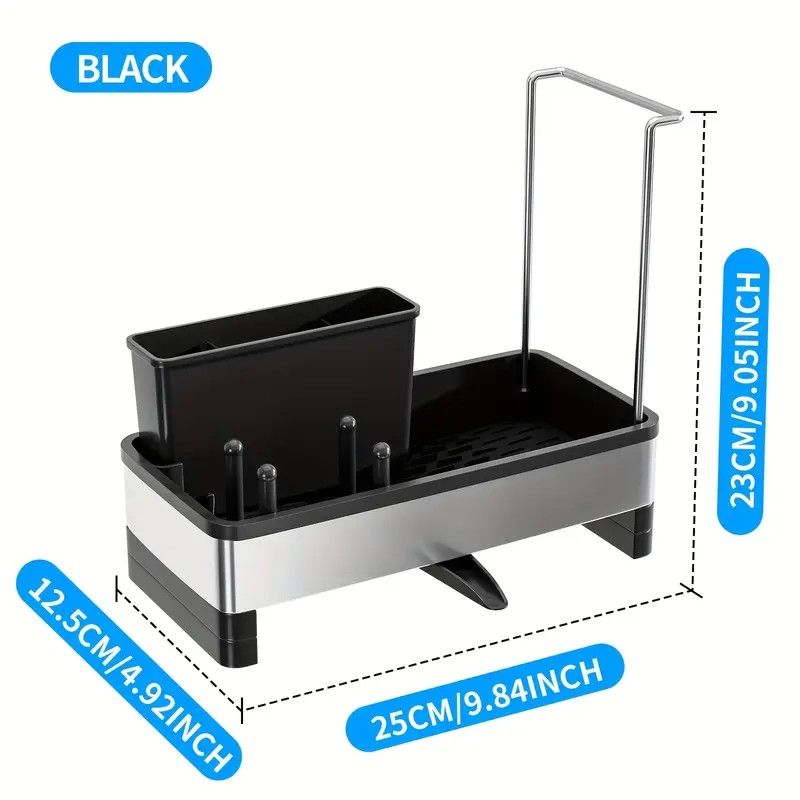 Portable Folding Sink: Space-Saving Storage, Multi-Use for Kitchen, Balcony, and Outdoors V1232-CFLSL001