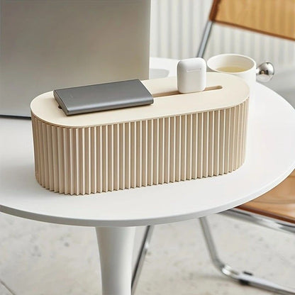 1 Multi-Scene Cable Storage Box Durable Desktop TV Cable Management System with Lid Scratch-Resistant Storage V1232-CPSNH001