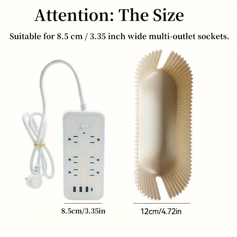 1 Multi-Scene Cable Storage Box Durable Desktop TV Cable Management System with Lid Scratch-Resistant Storage V1232-CPSNH001