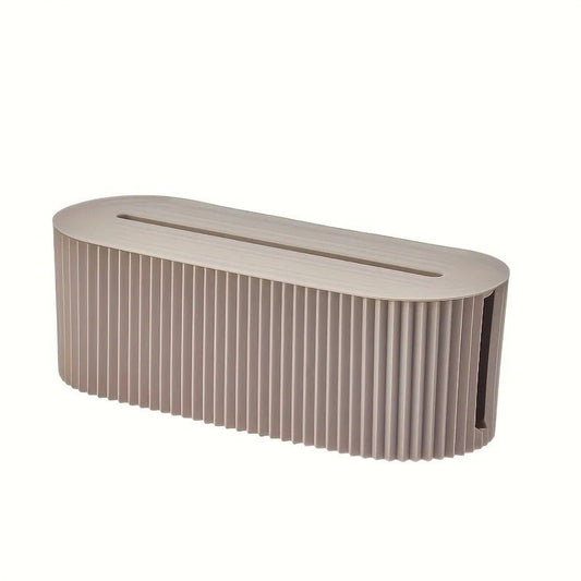 1 Multi-Scene Cable Storage Box Durable Desktop TV Cable Management System with Lid Scratch-Resistant Storage V1232-CPSNH003