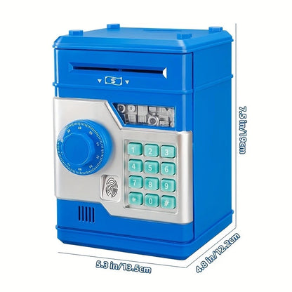 PINK Children's Password Piggy Bank, Dual Lock, Automatic Bill Intake, Develops Savings Habit, Multiple V1232-CQG002