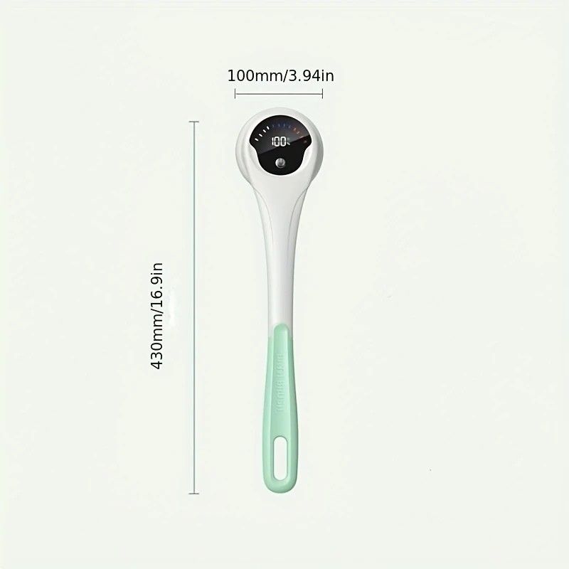 Multi-Function Electric Body Brush: 360 degrees Rotation, Auto-Cleaning, 5 Brush Heads, 3-Speed Adjustment, V1232-DDMYS002