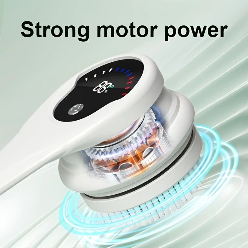 Multi-Function Electric Body Brush: 360 degrees Rotation, Auto-Cleaning, 5 Brush Heads, 3-Speed Adjustment, V1232-DDMYS002