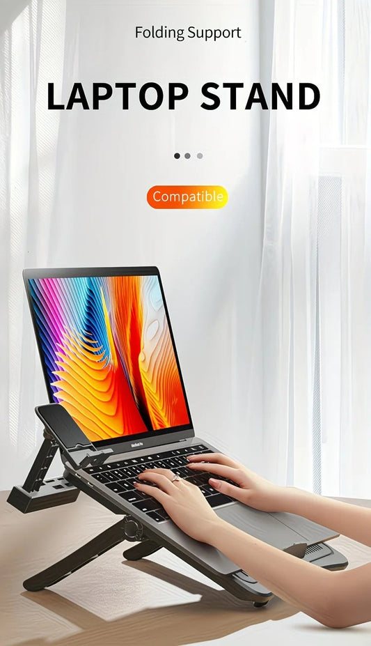Adjustable laptop stand, designed for 17.3-inch laptops, a portable stand that allows for height adjustment V1232-DNZJ001
