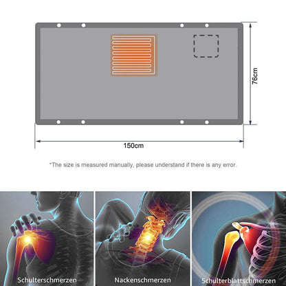 3-Setting Electric Heating Shawl | USB Rapid Warming, Portable & Machine Washable, Multifunctional Warming V1232-DRT001