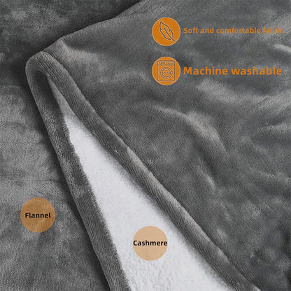 3-Setting Electric Heating Shawl | USB Rapid Warming, Portable & Machine Washable, Multifunctional Warming V1232-DRT001