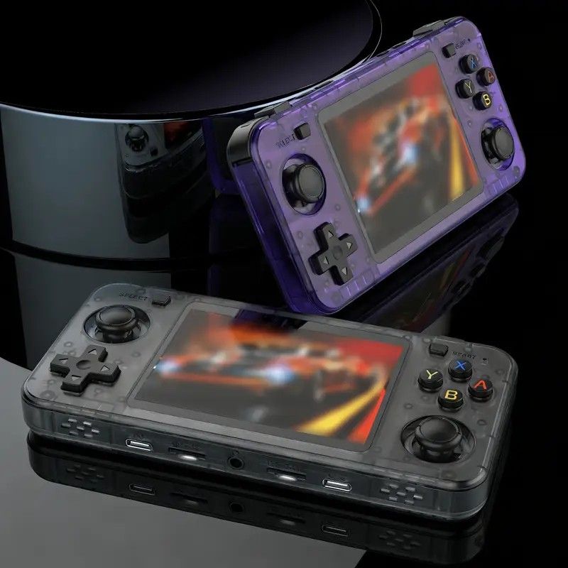 R36H Retro Game Console 64G Handheld with 23 Emulators, Linux System, 3.5-inch IPS Screen, 640x480 V1232-DZYXJ005