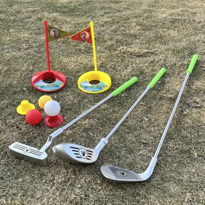 Set Golf Kanak-kanak Tongkat Teleskopik Mainan Luar Dalam Rumah Interaktif V1232-ETGRF001
