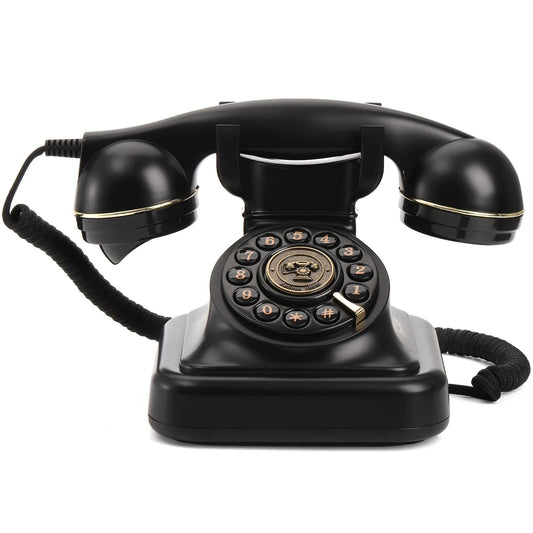European Retro Desktop Phone: Classic look meets modern utility, free from digital distractions, perfect for V1232-FGGHJ001