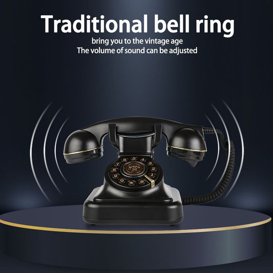 European Retro Desktop Phone: Classic look meets modern utility, free from digital distractions, perfect for V1232-FGGHJ001