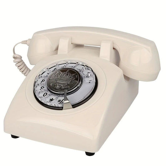 Light Luxury Retro European Telephone: Royal court-style design, eco-friendly ABS material, free from digital V1232-FGGHJ004