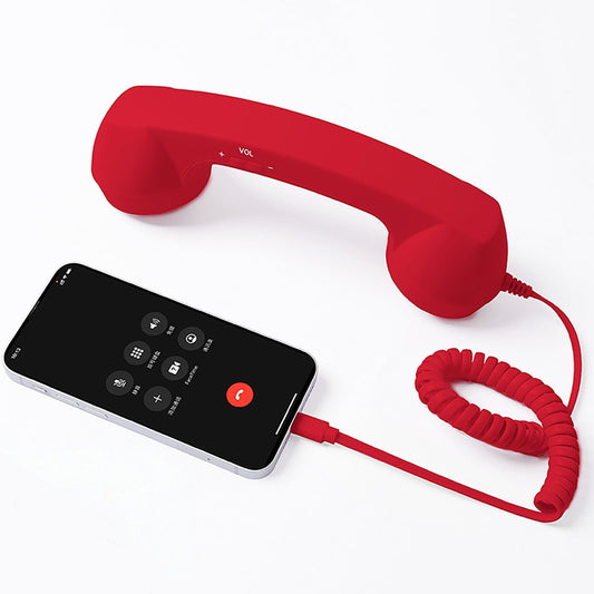 Retro mobile phone handset: Type-C plug-and-play, compatible with iPhone and Android, anti-radiation for ear V1232-FGHT003