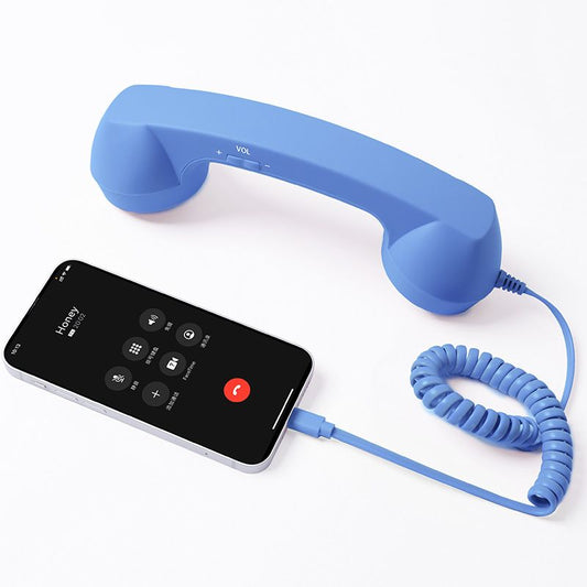 Retro mobile phone handset: Type-C plug-and-play, compatible with iPhone and Android, anti-radiation for ear V1232-FGHT004