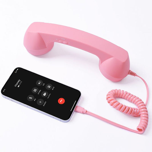 Retro mobile phone handset: Type-C plug-and-play, compatible with iPhone and Android, anti-radiation for ear V1232-FGHT005
