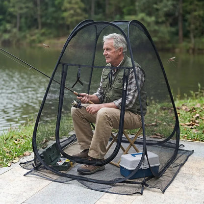 [Hot Sale]Outdoor Portable Breathable Mosquito-Proof Tent Auto-Support Foldable Camping Mesh Canopy V1232-FWCDYZP001