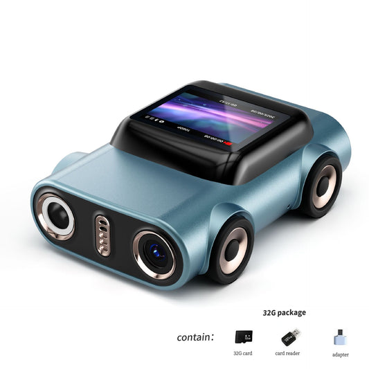 Creative Car-Shaped 2K HD Thumb Camera: Mini & Portable, Auto Focus, Clear in Low Light, Captures Every V1232-G5MNXJ005