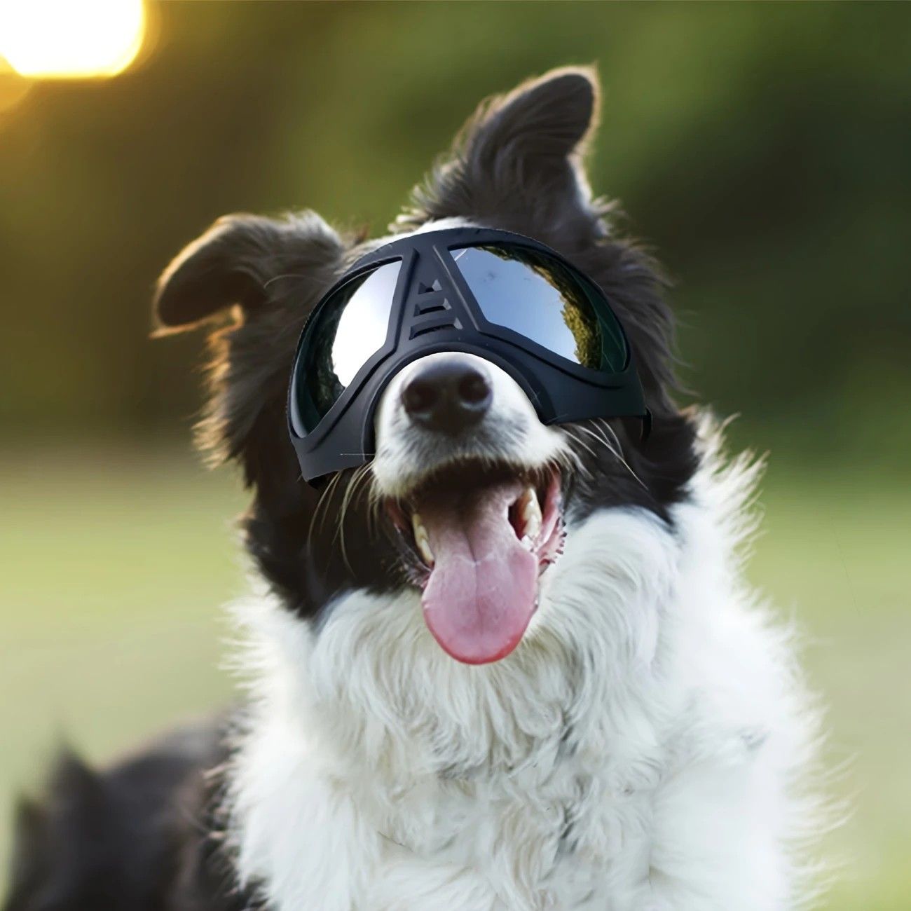Large Dog Goggles | Windproof, Snowproof, UV Protection, Flexible Frame Sunglasses for Outdoor V1232-GGHMJ002