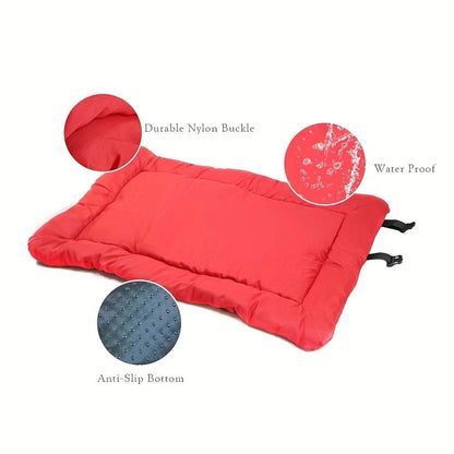 High-quality moisture-proof thick portable camping dog bed suitable for medium / large / small dogs - durable V1232-GGLYC001