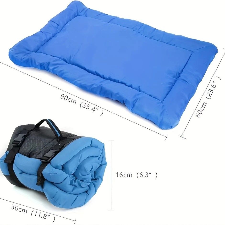 High-quality moisture-proof thick portable camping dog bed suitable for medium / large / small dogs - durable V1232-GGLYC002