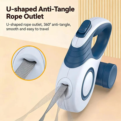 Multi-function Automatic Retractable Pet Leash: High-Strength Anti-Break, One-Click Lock, Comfortable Grip, V1232-GGQYS001