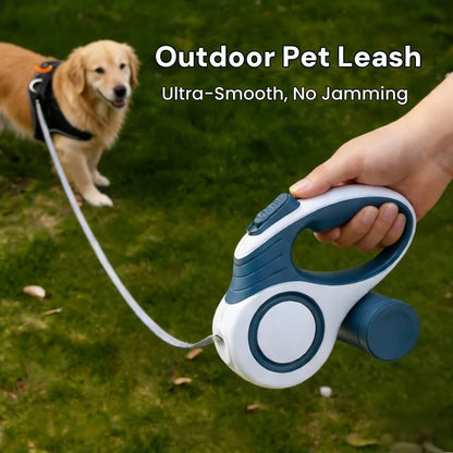 Multi-function Automatic Retractable Pet Leash: High-Strength Anti-Break, One-Click Lock, Comfortable Grip, V1232-GGQYS004