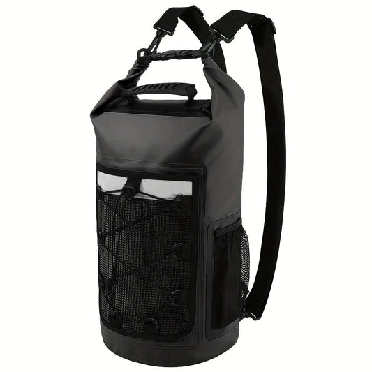 25L Large Capacity Waterproof Backpack Double Layer Rainproof Dry Wet Separation Abrasion Resistant Night V1232-GZD001