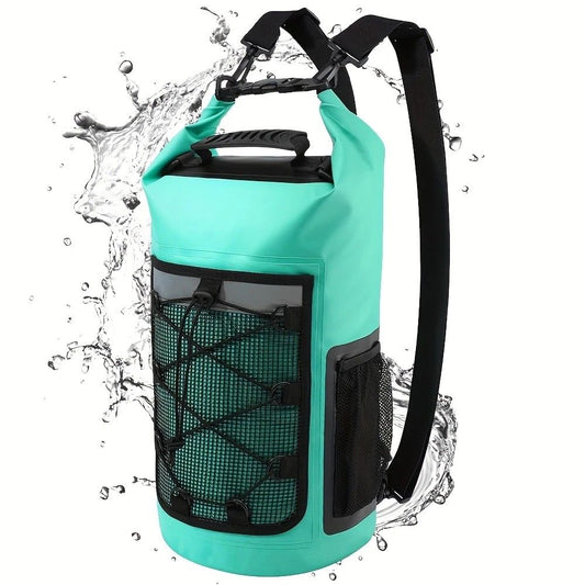 25L Large Capacity Waterproof Backpack Double Layer Rainproof Dry Wet Separation Abrasion Resistant Night V1232-GZD002