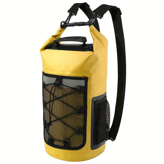 25L Large Capacity Waterproof Backpack Double Layer Rainproof Dry Wet Separation Abrasion Resistant Night V1232-GZD003