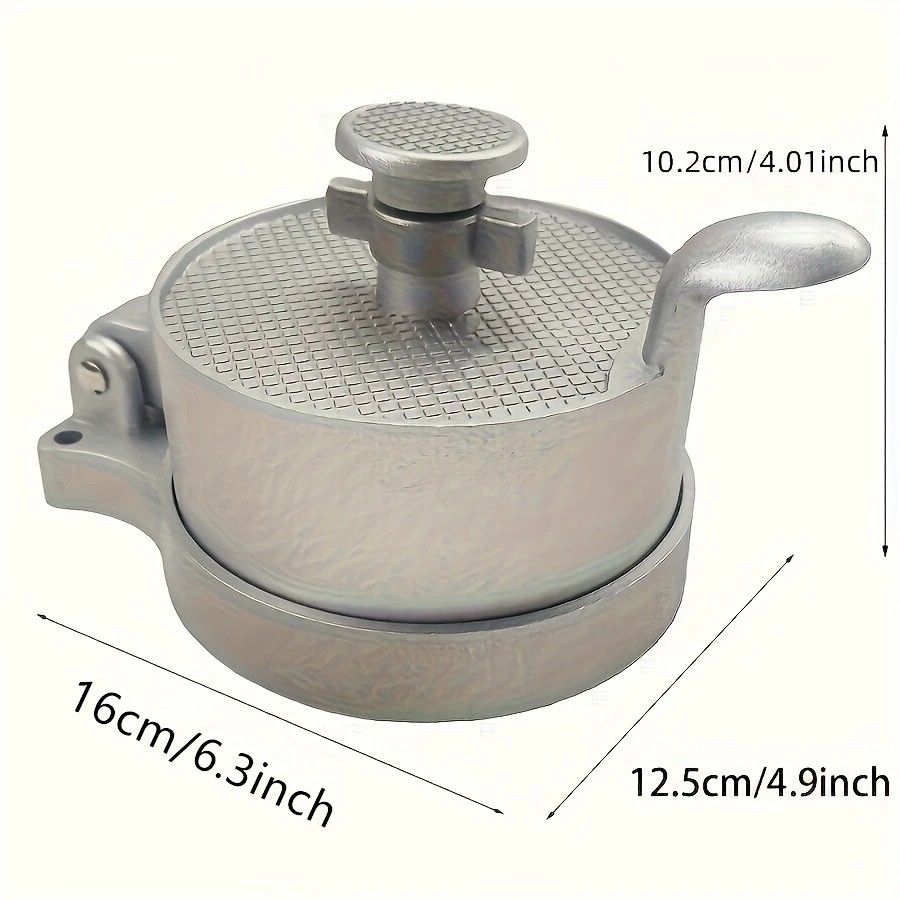 Household Burger Patty Press, Adjustable Thickness, Non-Stick Coating, Makes Perfect Patties Easily V1232-HBRBJ001