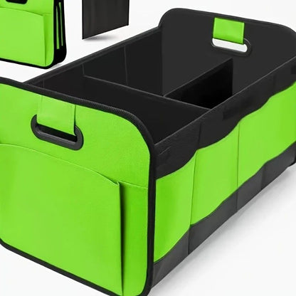1 Car Trunk Organizer, Automotive Storage, Reinforced Handle, Foldable Multi-Compartment Car Organizer, 600D V1232-HBXSNX001