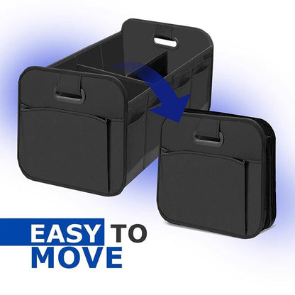 1 Car Trunk Organizer, Automotive Storage, Reinforced Handle, Foldable Multi-Compartment Car Organizer, 600D V1232-HBXSNX004