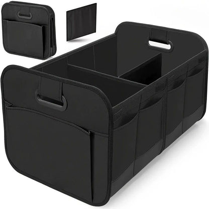 1 Car Trunk Organizer, Automotive Storage, Reinforced Handle, Foldable Multi-Compartment Car Organizer, 600D V1232-HBXSNX005