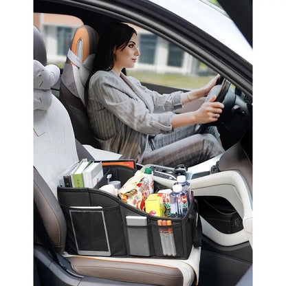 Car Multi-Compartment Organizer: Non-Slip & Spacious, 4-Section Storage for a Tidy Interior V1232-HBXSNX006