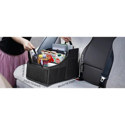 Car Multi-Compartment Organizer: Non-Slip & Spacious, 4-Section Storage for a Tidy Interior V1232-HBXSNX006