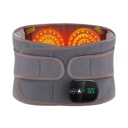 Heated Waist Belt with Vibration Massage - Infrared Heat Therapy, 3 Temp Levels, Rechargeable & Adjustable V1232-HGDRHYD001