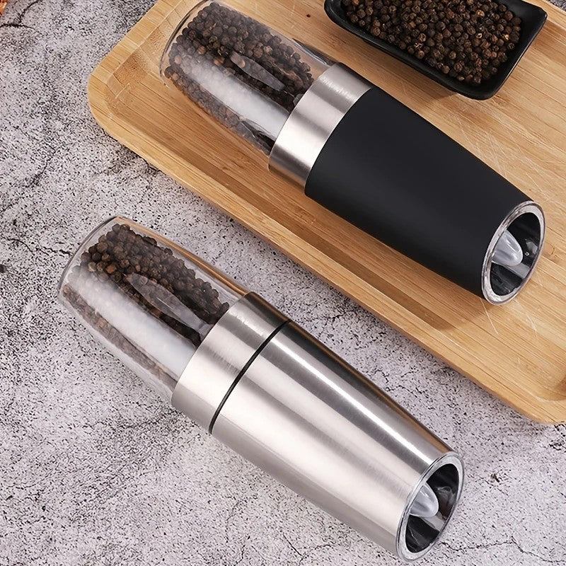 Black Gravity - sensing, grind with tilting -- Intelligent Pepper Grinder, adjust grind fineness freely for V1232-HJYMQ001