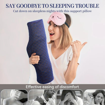 Ergonomic Multi-Purpose Neck Pillow, Memory Foam Support, Breathable and Washable, Versatile Use, Ideal V1232-HJZT001
